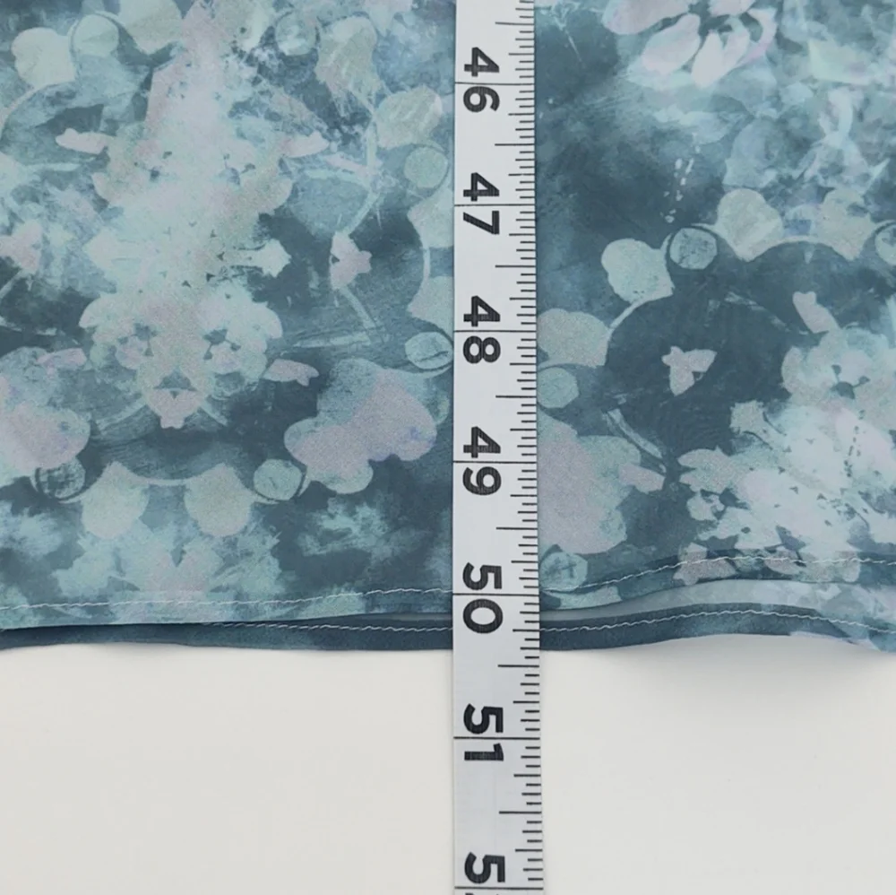 Victoria’s Secret Maxi Slip Dress Floral Blue Whimsical Fairycore XL - Picture 8 of 8